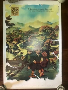 Vintage 1978 Herr der Ringe Auenland Animationsfilmplakat, Tolkien Enterprises - Bild 1 von 8