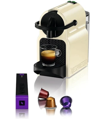 Nespresso Inissia EN 80.B Coffee Machine -Vanilla Cream- EU Plug with Converter - Image 1 of 4