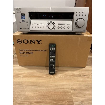 Sony STR-K502 Receiver / Home Theater Bundle w/Remote Tested & Works Orig Box - Image 1 of 4