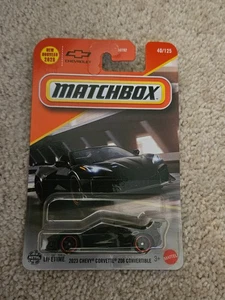 Matchbox 2023 Chevy CorvettenZ06 Convertible #40/125 Black Combined Shipping - Picture 1 of 4