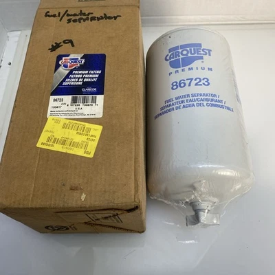 Separador de filtro de combustible/agua CARQUEST Premium encendido con drenaje sellado 86723 Foto 1 de 4