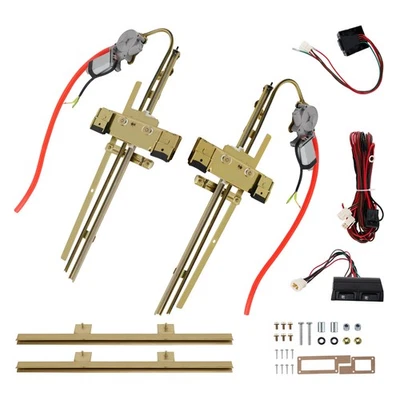 Complete Power Window System for 2-Door Vehicles Flat Glass Universal - Image 1 of 4