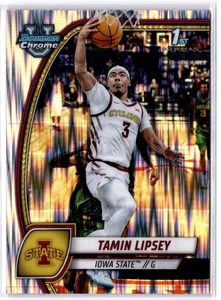 2024-25 Bowman University Chrome #66 Tamin Lipsey Stealth Refractor - Picture 1 of 2