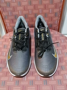 New Men's 12 Nike Air Zoom Infinity Tour Next% 2 Black Gold Golf FD0217-003 - Picture 1 of 8