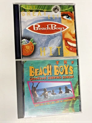 The Beach Boys Lot Of 2 CDs Greatest Hit 20 Good Vibrations & Surfing Songs - Image 1 of 4