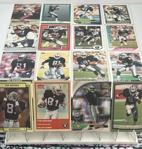 1990 Action Packed - 2004 Fleer Tradition Tim Brown Lot Upper Deck Ionix Topps - Picture 1 of 19