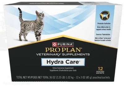 Purina Pro Plan Veterinary Supplements Hydra Care 2.65oz Sachets, Pack of 24