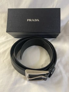 Men’s Prada Belt Size 34/ Genuine - Picture 1 of 8