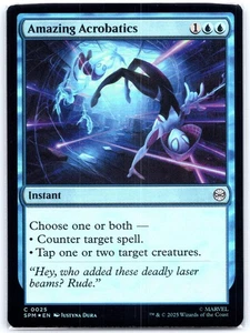 Amazing Acrobatics Marvel's Spider-Man 25 NM MTG Magic ShipNow Foil - Picture 1 of 2