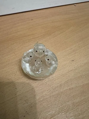 Swarovski Silver Crystal Vogelnest mit KükenNr.050 000 Art.7470 - Bild 1 von 2