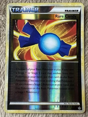 2010 Pokémon TCG Rare Candy HeartGold SoulSilver Unleashed Reverse Holo 82/95 MP - Image 1 of 4