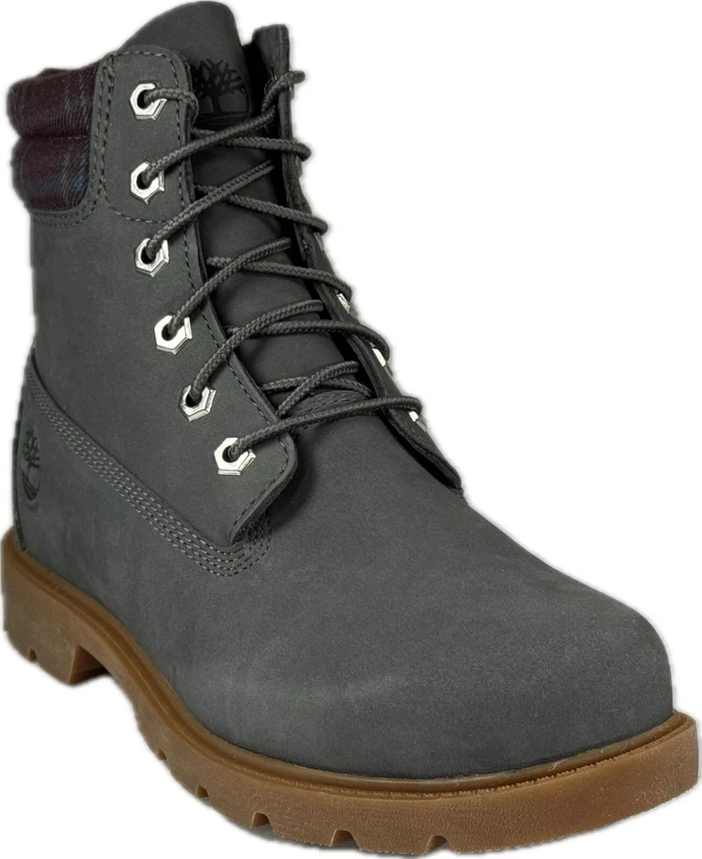TIMBERLAND WOMEN'S 6" GRAY NUBUCK WATERPROOF BOOTS Size7.5 #A2DVS