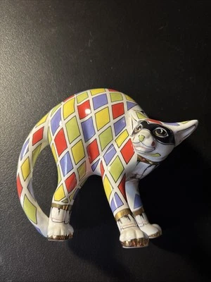 PAUL CARDEW COOL CATZ HARLEQUIN SCAREDY CAT PERFECT CONDITION Free Shipping L - Image 1 of 4