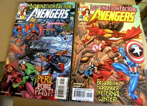 Marvel 1999 2 issues AVENGERS Domination Factor 1.2 & 2.4 gb NM - Picture 1 of 5