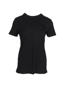 Sandro Paris Women's T-Shirt Size 1 / S Beaded Logo - Picture 1 of 7