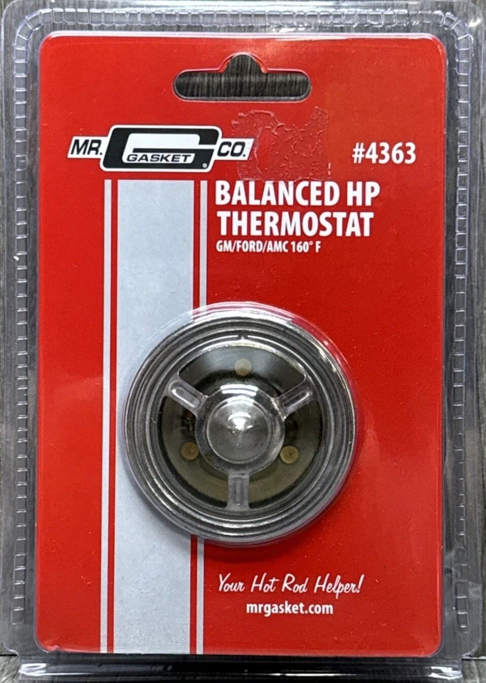 Mr. Gasket 4363 High Performance / High Flow Thermostat - 160 Degrees - Image 1 of 1
