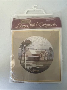 VINTAGE Semco The Outback School Long Stitch Kit No.3077 Tapestry Kit UNUSED - Picture 1 of 5