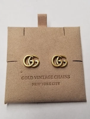 Gold Vintage Chains NYC The Jen Minis Earrings 13mm - Image 1 of 4