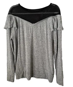 Lane Bryant LIVI Active Damen Sweatshirt Mesh Gr. L Training Freizeit Yoga Gym - Bild 1 von 10