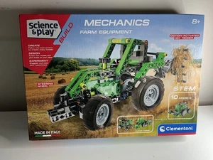 Clementoni Science & Play Mechanics Build Farm Equipment Has Been Opened Unused - Picture 1 of 3