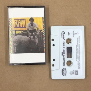 PAUL AND LINDA McCARTNEY Cassette Tape Rock Pop RAM 80s REISSUE XDR - Imagen 1 de 6