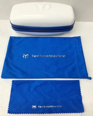 TechnoMarine FUNDA BLANCA PARA GAFAS/GAFAS DE SOL CON PAÑO DE LIMPIEZA Y BOLSA Foto 1 de 4