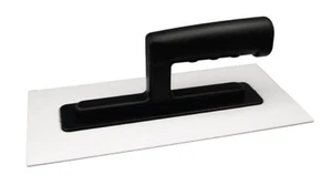 Paleta de yeso de acero inoxidable 130 mm x 270 mm / 2 mm con mango de plástico - Imagen 1 de 1