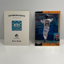 2001 Upper Deck SP Authentic Barry Bonds Buyback Autograph /49