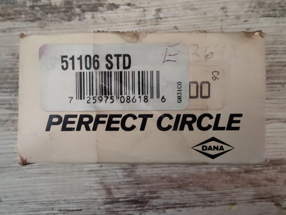 Perfect Circle Piston Ring Set 51106 STD Fits 1975-90 GM 3.8L V6 — 第 1/1 张图片