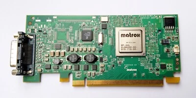 Matrox P65-MDDE64LPF 64Mb PCI-16 no front panel or heatsink - Image 1 of 3