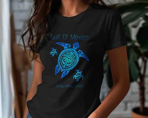 Funny Gulf Of Mexico Shirt Forever Shirt Stay Salty T-Shirt Gift - Picture 1 of 4