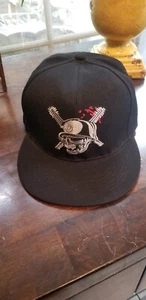 Yiga New  Hat Youth Snap Back Metal Mulisha Black Outdoor - Picture 1 of 5
