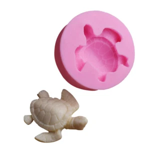 Molde de silicona para tortuga chocolate fondant jabón artesanal vela hágalo usted mismo resina de arcilla - Imagen 1 de 1