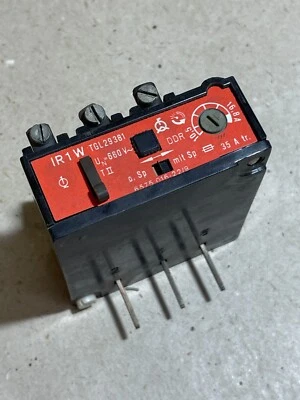 DDR RFT Relais Überstromrelais IR1W TGL 29381 10,5-16,8A 660V~ #AS-N02 - Image 1 of 4