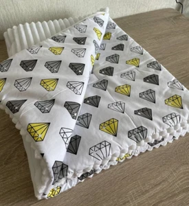 Set for newborns, blanket in the crib, baby blanket, blanket-envelope - Picture 1 of 6