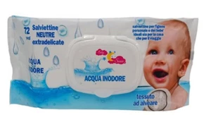 432 SALVIETTINE NEONATO SALVIETTE IMBEVUTI IGIENE ACQUA DETERGENTI 6 CONFEZ - Foto 1 di 1
