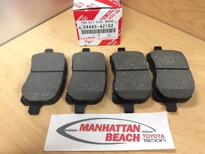 Corolla 1999-2002 sin pastillas de freno delanteras ABS genuinas Toyota cerámica 04465-AZ102 Foto 1 de 2