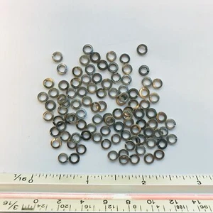 (PKG of 100) #4 Split Ring Lock Washer, 18-8 Stainless Steel, 0.209”OD - Picture 1 of 2