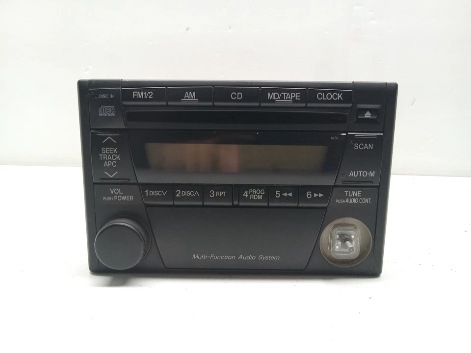 2001-2002 MAZDA 626 AUDIO EQUIPMENT RADIO AM-FM-CD OEM, 638-50942 - Image 1 of 4