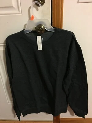 СОВЕРШЕННО НОВЫЙ МУЖСКОЙ РАЗМЕР МАЛЕНЬКИЙ SPORTS РАБОТАЕТ ФЛИС ЭКИПАЖА ТОЛСТОВКА ЧЕРНЫЙ ВЕРЕСКОВЫЙ - Изображение 1 из 4