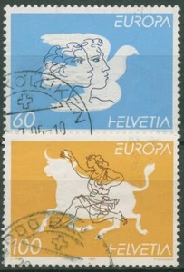 Suiza 1995 Europa CEPT paz libertad paloma de la paz Zeus 1552/53 sellado - Imagen 1 de 1