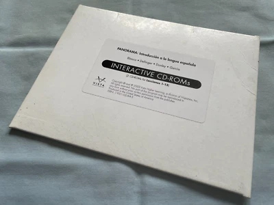 Panorama: Introduccion a la Lengua Espanola - 2003 Interactive 2 CD-ROM Set NOS! - Image 1 of 2