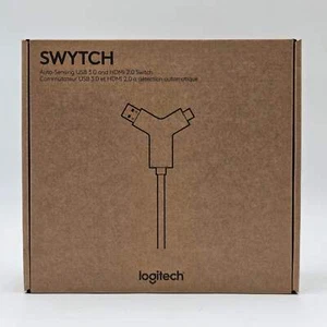 Commutateur Logitech Swytch Auto Sensing USB 3.0 et HDMI 2.0 952-000009 neuf - Photo 1/4