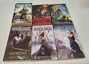 Lot of 6 fantasy pb books by Patricia Briggs SERIES: Sianim, Hurog, Raven - Imagen 1 de 9