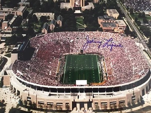 JOHNNY LUJACK NOTRE DAME LUCHA IRLANDÉS 11x14 STADIUM TOUCHDOWN JESÚS - Imagen 1 de 1