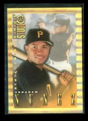 1998 Donruss Studio Gold Proof 20/300 #141 Abraham Nunez Pittsburgh Pirates - Image 1 of 2