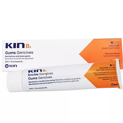 Kin B5 Toothpaste ~ SLS-Free Xylitol CPC, Daily Use for Bad Breath Implants Gums