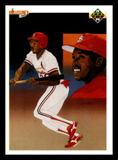 1990 Upper Deck Vince Coleman Team Checklist St. Louis Cardinals #68 NM-MINT