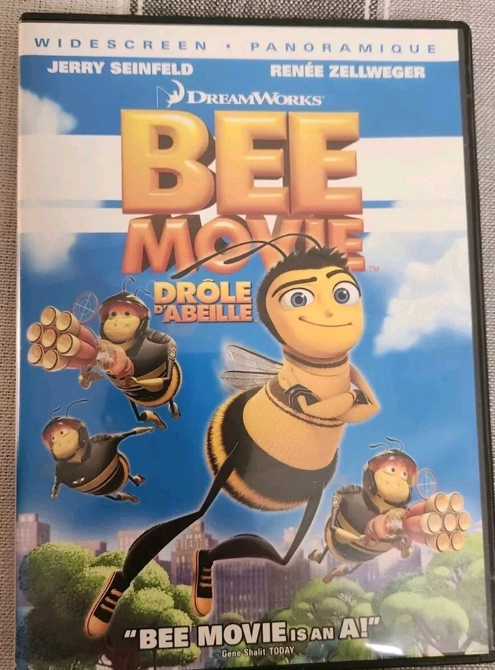 Bee Movie DVD Jerry Seinfeld Renée Zellweger DreamWorks 2007 - Image 1 of 4