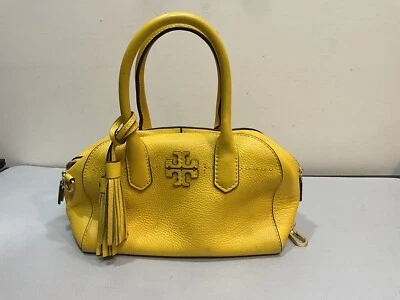Bolso Bandolera Tory Burch Cuero Amarillo. Foto 1 de 4